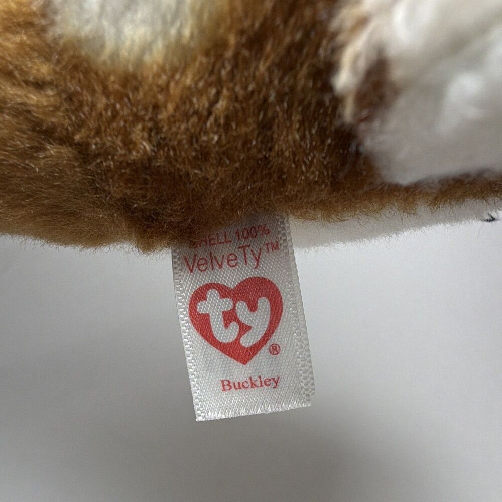 Ty Buckley Beanie Boos VelveTy Brown Deer Plush Stuffed Animal - Picture 5 of 5